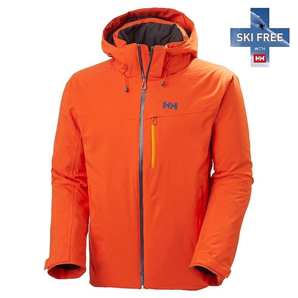 Men’s Medium Orange Helly Hansen Swift 4.0 Mens Insulated Ski Jacket